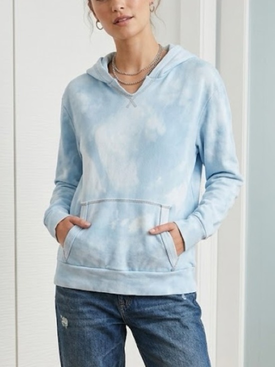imogene + willie Tops - Imogene and Willie Tie Dye Indigo Hoodie